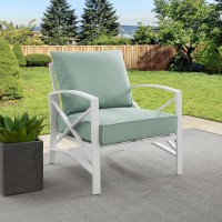 Kaplan Outdoor Metal Armchair Mist/White