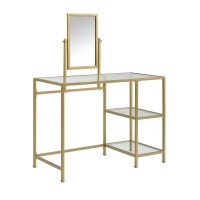 Aimee 2Pc Vanity Set Soft Gold - Vanity, Mirror