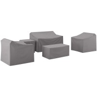 Crosley Brands Mo75007-Gy 5 Piece Furniture Cover Set Gray