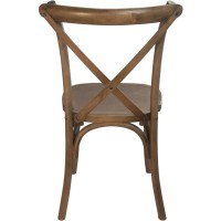 Advantage Light Brown X-Back Chair