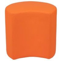 Soft Seating Flexible Moon For Classrooms And Common Spaces - 18 Seat Height (Orange)