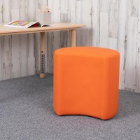 Soft Seating Flexible Moon For Classrooms And Common Spaces - 18 Seat Height (Orange)
