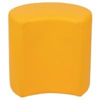 Soft Seating Flexible Moon For Classrooms And Common Spaces - 18 Seat Height (Yellow)