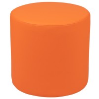 Soft Seating Flexible Circle For Classrooms And Common Spaces - 18 Seat Height (Orange)