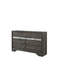 Acme Naima Wood Dresser In Gray