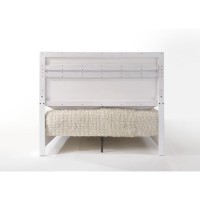 Queen Bed, White High Gloss