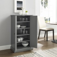 Seaside Accent Cabinet Distressed Gray