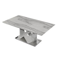 D844Dt, Dining Table Grey Marble