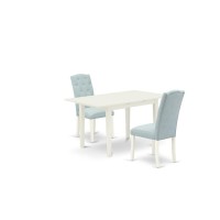 Dining Table- Dining Chairs, Noce3-Lwh-15