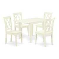 Dining Room Set Linen White, Ndcl5-Lwh-W