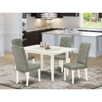 Dining Table- Parson Chairs, Noel5-Lwh-07