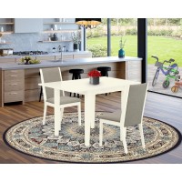 Dining Room Set Linen White, Ndla3-Lwh-06