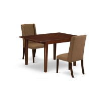 Dining Room Set Mahogany, Mlfl3-Mah-18