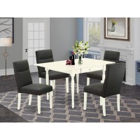 Dining Room Set Linen White, Mzbe5-Lwh-20