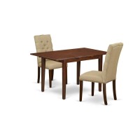 Dining Room Set Mahogany, Nfel3-Mah-16