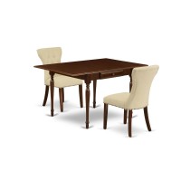 Dining Room Set Mahogany, Mzga3-Mah-32