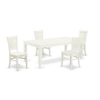 Dining Table- Table Leg Dining Chairs, Lgva5-Lwh-W