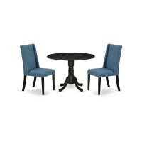 Dining Room Set Black, Dlfl3-Blk-21