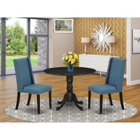 Dining Room Set Black, Dlfl3-Blk-21