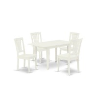 Dining Table- Dining Chairs, Noav5-Lwh-W