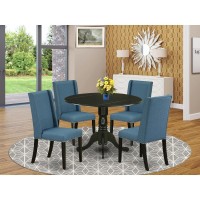 Dining Room Set Black, Dlfl5-Blk-21