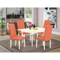 Dining Room Set Linen White, Mzen5-Lwh-78