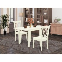 Dining Room Set Linen White, Ndcl3-Lwh-W