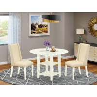 Dining Room Set Linen White, Sufl3-Lwh-01