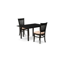 Dining Table- Dining Chairs, Nfva3-Blk-C