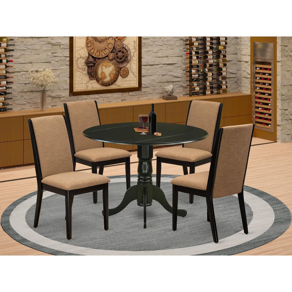 Dining Room Set Black, Dlla5-Blk-47