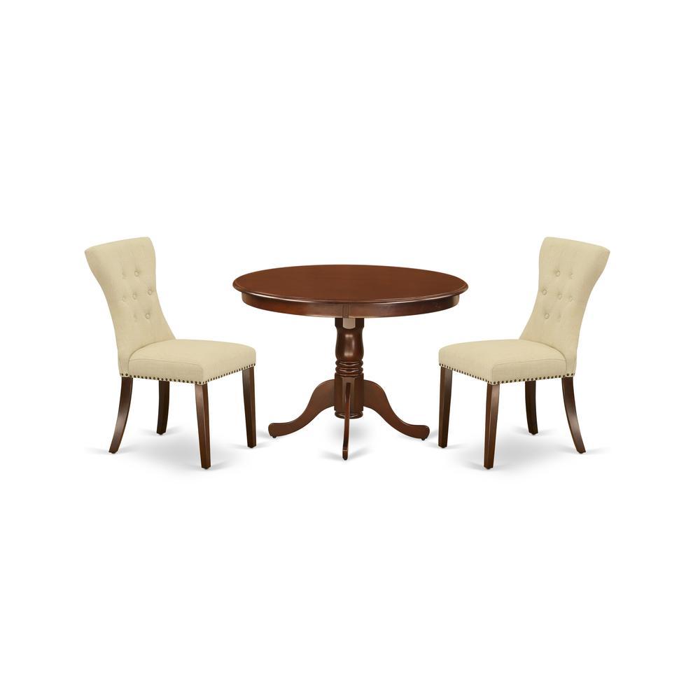 Dining Room Set Mahogany, Hlga3-Mah-32