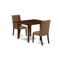 Dining Room Set Mahogany, Ndfl3-Mah-18