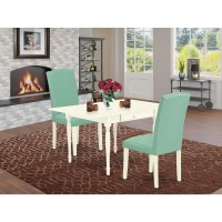 Dining Room Set Linen White, Mzen3-Lwh-57