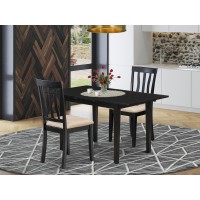 Dining Table- Dining Chairs, Noan3-Blk-C