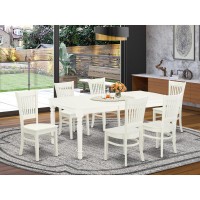 Dining Table- Dining Chairs, Dova7-Lwh-W