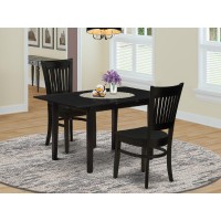 Dining Table- Dining Chairs, Nova3-Blk-W