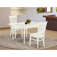 Dining Table- Dining Chairs, Mzva3-Lwh-W