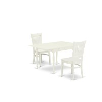 Dining Table- Dining Chairs, Mzva3-Lwh-W