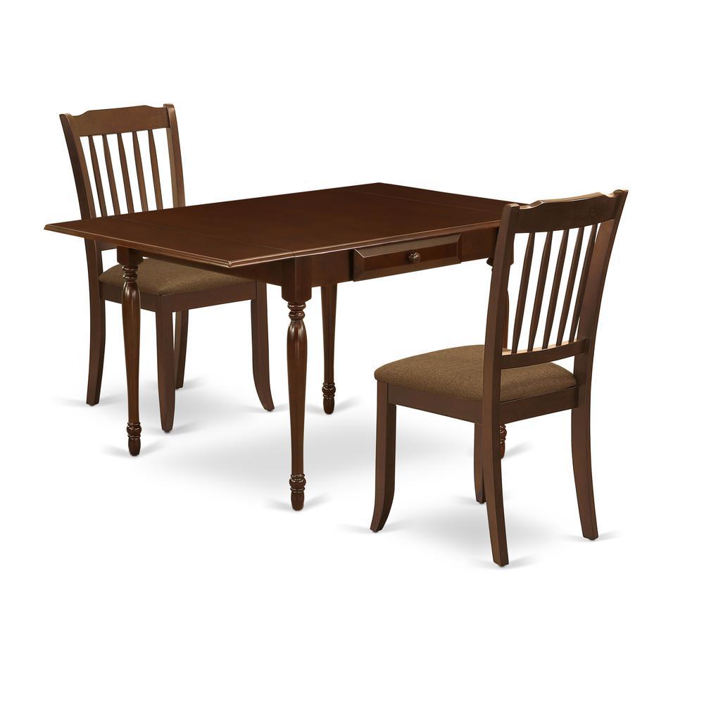 Dining Room Set Mahogany, Mzda3-Mah-C