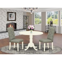 Dining Room Set Linen White, Dlel3-Whi-07