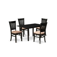 Dining Table- Dining Chairs, Nfva5-Blk-C