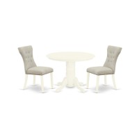 Dining Room Set Linen White, Shga3-Whi-35