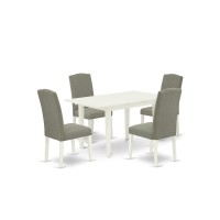 Dining Table- Parson Chairs, Noen5-Lwh-06