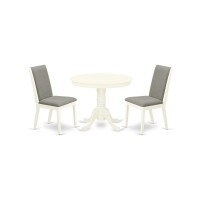 Dining Room Set Linen White, Anla3-Lwh-06