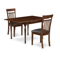 Dining Room Set Mahogany, Mzca3-Mah-Lc