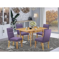 Dining Room Set Oak, Mzbe5-Oak-10