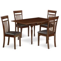 Dining Room Set Mahogany, Mzca5-Mah-Lc