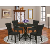 Dining Room Set Black, Dlga5-Blk-24