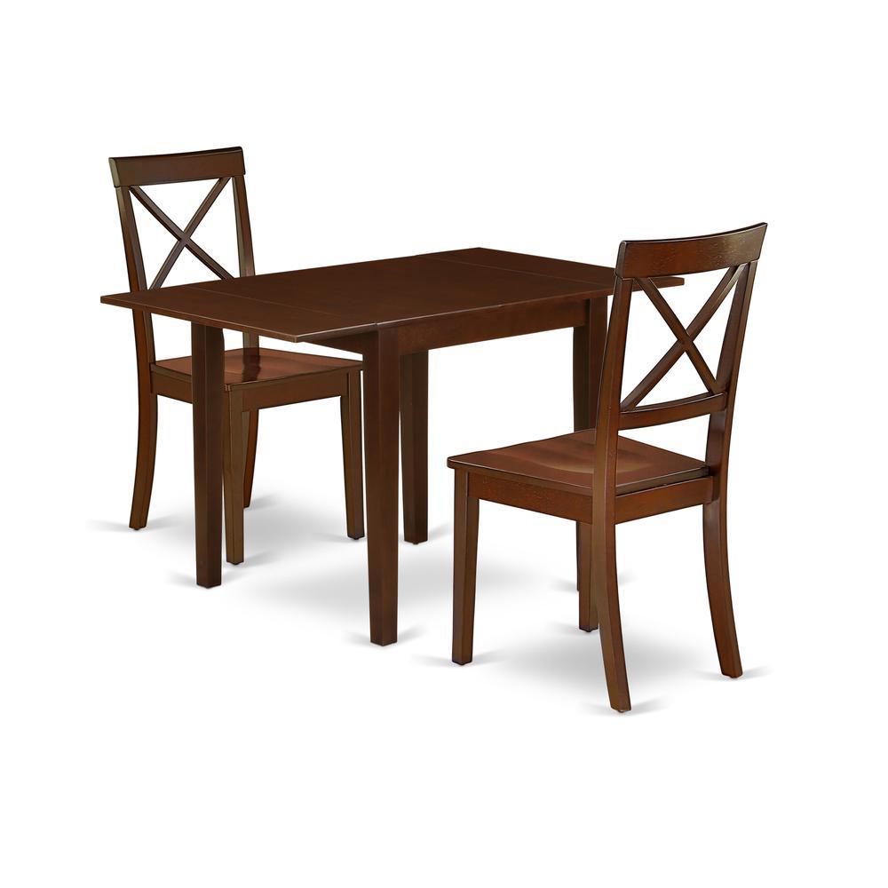 Dining Room Set Mahogany, Ndbo3-Mah-W