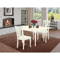 Dining Room Set Linen White, Mzav3-Lwh-W